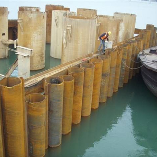 吉林钢护筒现场安装